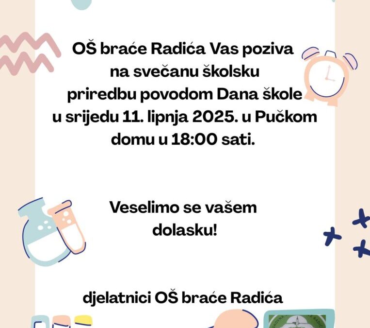 Dan škole – pozivnica